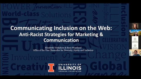 Thumbnail for entry Communicating Inclusion on the Web: Anti-Racist Strategies for Marketing and Communication