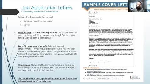 Thumbnail for BTW250 5.1: Job Application Letters