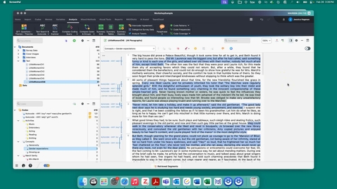 Thumbnail for MAXQDA: Auto Coding with Keyword Searches and AI