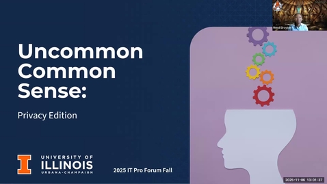 Thumbnail for Uncommon Common Sense: Privacy Edition