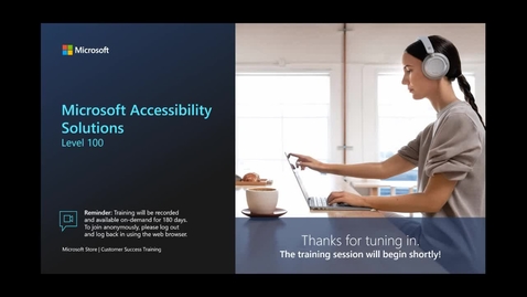 Thumbnail for Microsoft Accessibility Solutions
