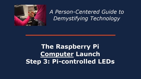 Thumbnail for Raspbian 1st Launch, Step 3: Downloading and Running pushButton.py