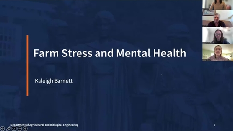 Thumbnail for Mental Health in Agriculture: Research and Resources