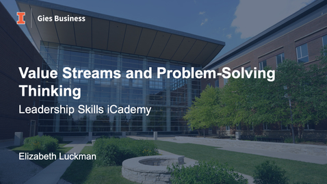 Thumbnail for Value Streams and Problem-Solving Thinking