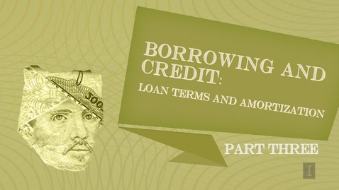 Thumbnail for Loan Amortization Part Three