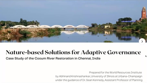 Thumbnail for entry Nature-based Solutions for Adaptive Governance