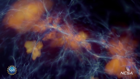 Thumbnail for Solar Superstorms visualization excerpt: The Formation of First Stars and Galaxies