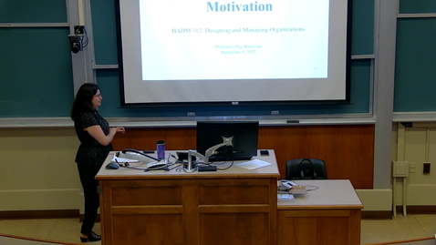 Thumbnail for Designing and Managing Orgs (BADM 312 C) Fall 2022