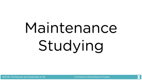 Thumbnail for entry Maintenance Studying