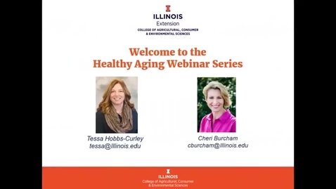 Thumbnail for Discover Healthy Aging Series - I'm Positive, I'm Aging
