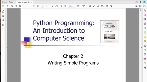 Thumbnail for Lecture: IS430 - Zelle Chapter 2