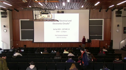 Thumbnail for ECE 205 Spring 2026 - Lecture 14