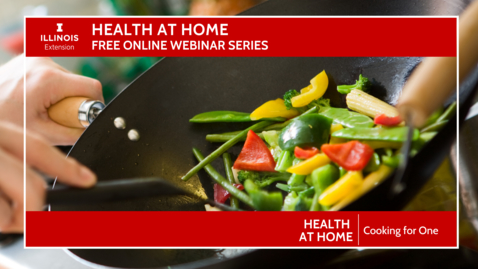 Thumbnail for entry Health at Home: Cooking for One