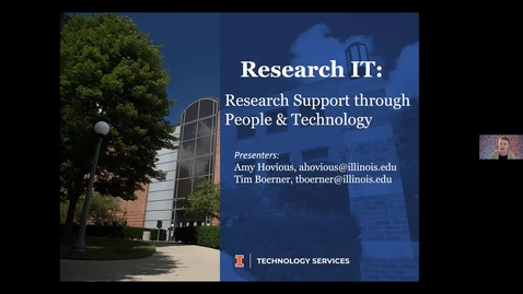 Thumbnail for Research Development Webinar Series: Research IT