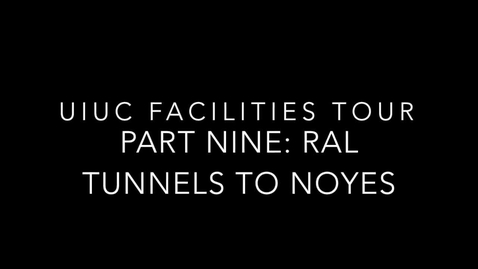 Thumbnail for entry DELETE UIUC Chemistry Facilities Tour Part 9: Tunnels Connecting RAL-Chem Annex-Noyes and the Viz Lab