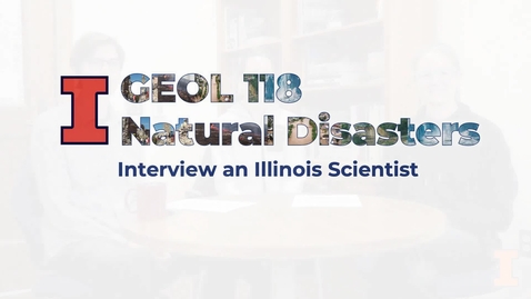 Thumbnail for GEOL118 Interview with Prof. Druhan