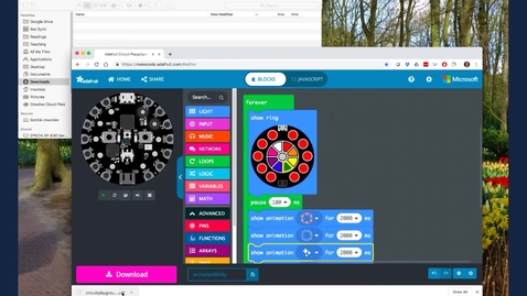 Thumbnail for entry Saving and Flashing Code to the Circuit Playground Express