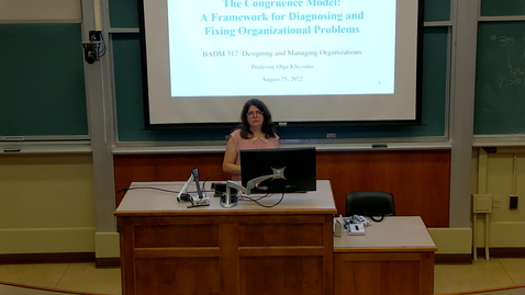 Thumbnail for Designing and Managing Orgs (BADM 312 D) Fall 2022