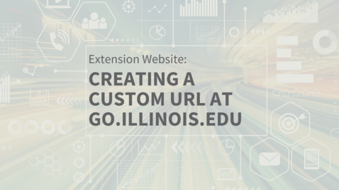 Thumbnail for EXT Comms: How to Create a Custom URL
