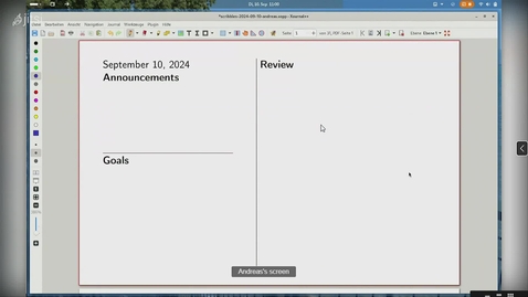 Thumbnail for CS450 Lecture 5 (September 10, via lecture capture)