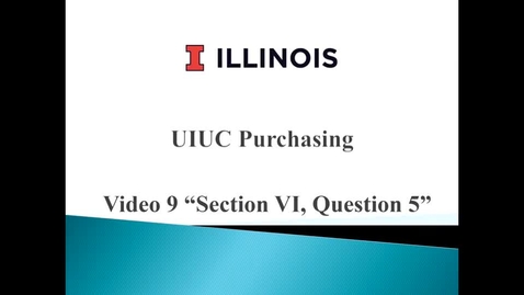 Thumbnail for Sole Source Video 9