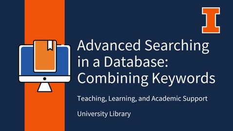Thumbnail for Advanced Searching in a Database: Combining Keywords