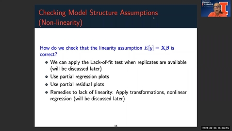 Thumbnail for entry STAT425: Regression Diagnostics (Part 2) (2 of 2)