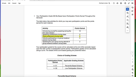 Thumbnail for Lecture: Understanding the Participation Grading Scheme and Its Impact