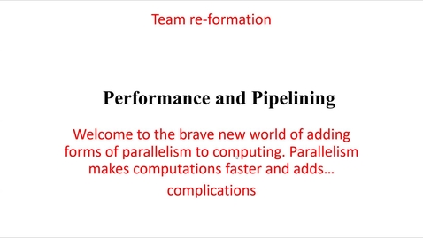 Thumbnail for 14 Performance and Pipelining
