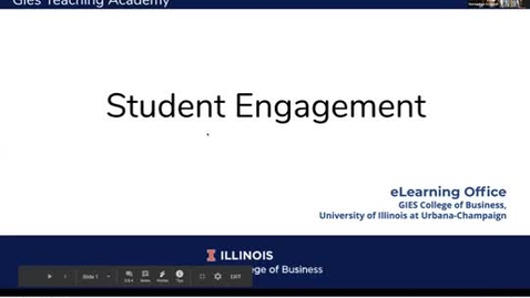 Thumbnail for Live Session 6 Gies Teaching Academy 2