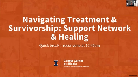 Thumbnail for Navigating Treatment &amp; Survivorship: Support Network &amp; Healing