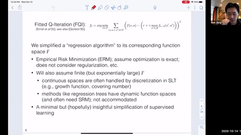 Thumbnail for CS 598 Stat RL (F20) 10/14