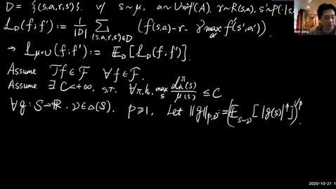 Thumbnail for CS 598 Stat RL (F20) 10/21