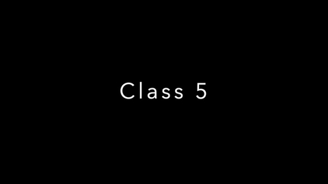 Thumbnail for entry Class 5