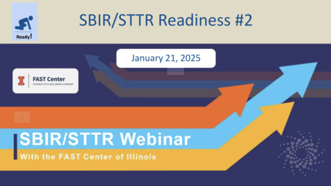Thumbnail for Ready! Session Two: SBIR/STTR Teams, Partners, and Collaborators