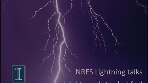 Thumbnail for entry NRES 2013 Fall Seminar Series - NRES Background Research Areas vs. Time