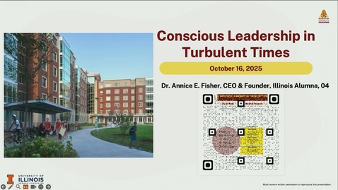 Thumbnail for Conscious Leadership in Turbulent Times with Dr Annice Fisher