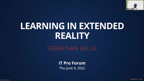 Thumbnail for Learning in Extended Reality