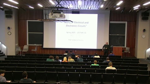 Thumbnail for ECE 205 Spring 2025 - Lecture 33