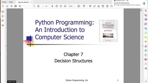 Thumbnail for Lecture: IS430 - Zelle Chapter 7