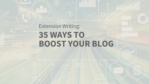 Thumbnail for EXT Comms: 35 Ways to Boost Your Blog