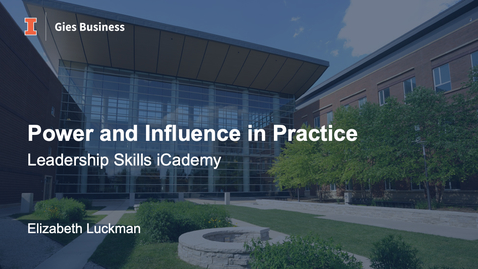 Thumbnail for Power and Influence in Practice