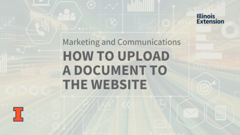 Thumbnail for How to Upload a PDF to the Website
