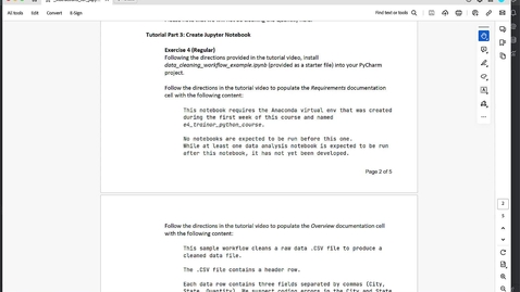 Thumbnail for entry Tutorial: Jupyter Notebook Assignment Part 3