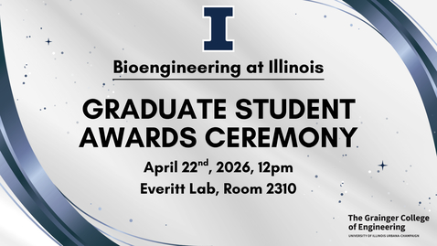 Thumbnail for BIOE Graduate Student Awards