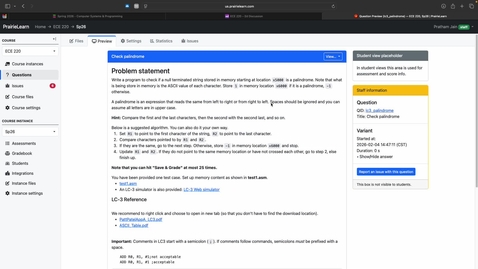Thumbnail for LC3 Web Simulator in CBTF