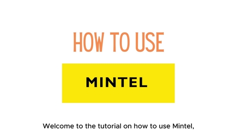 Thumbnail for How To Search Mintel