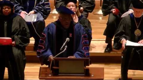Thumbnail for entry 2017 December University of Illinois Doctoral Hooding Ceremony