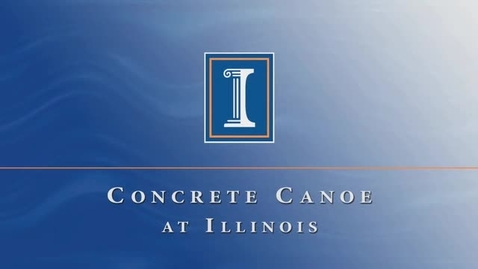 Thumbnail for Concrete Canoe at Illinois