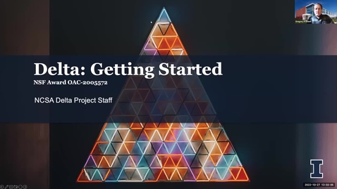 Thumbnail for Getting Started on NCSA's Delta Supercomputer